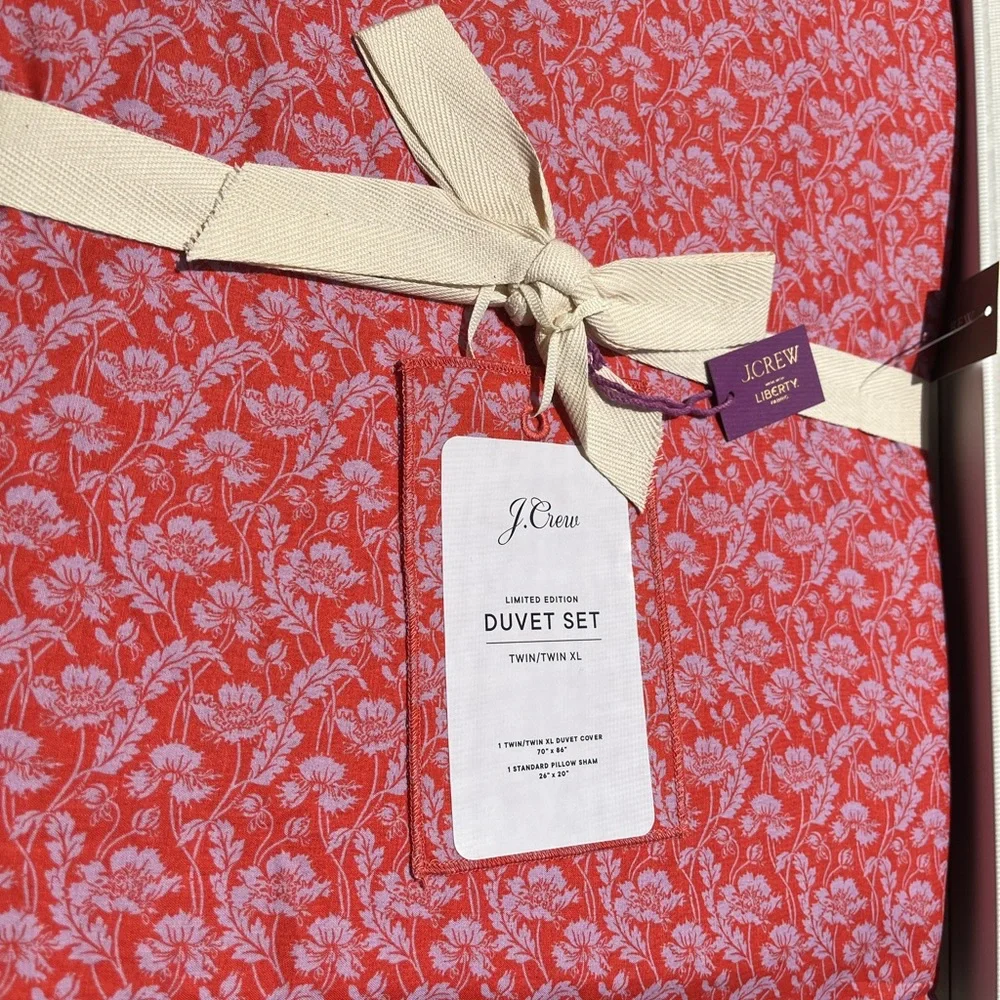 J.Crew Duval set limited edition twin/twin extra large liberty print